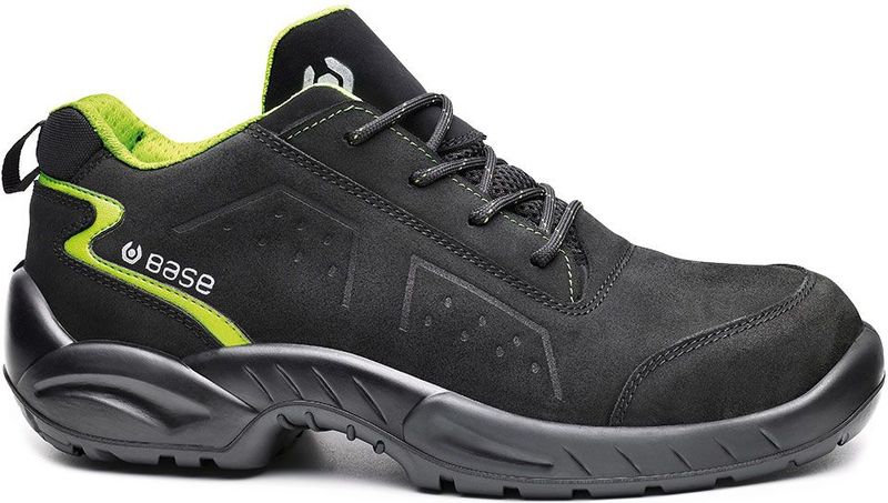 Base - Chester - Werkschoen - Zwart - Antistatisch - Waterbestendig