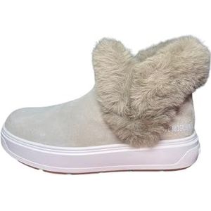 Love Moschino - Herfstcollectie - Leren Sneakers - Beige - Dames