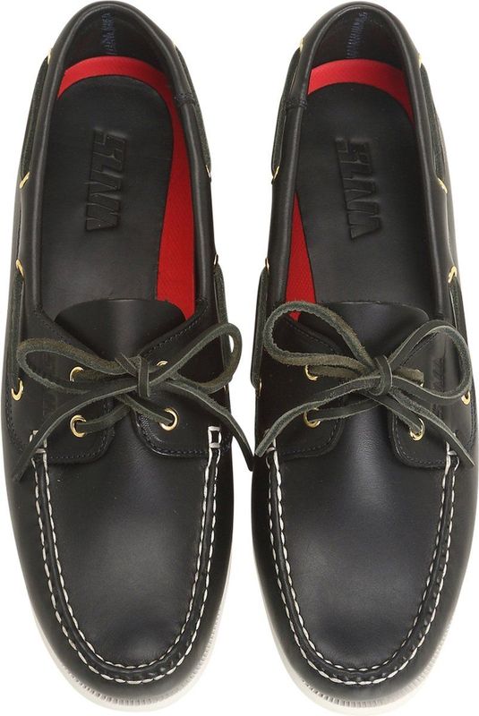 Slam - Boat Bootschoenen - Antislip - Gevet Echt Leer - Handgemaakt