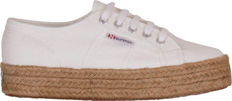 Superga 2730 Rope Sneakers - Wit - Katoen - Gevulkaniseerde Rubber Zool