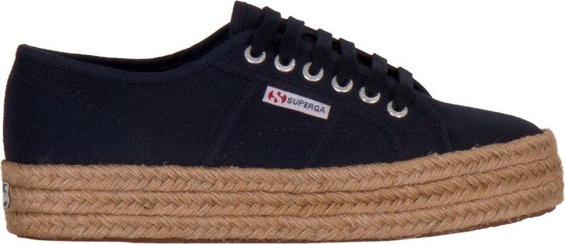 Superga 2730 Rope Sneakers - Wit - Katoen - Plateauzool van Touw