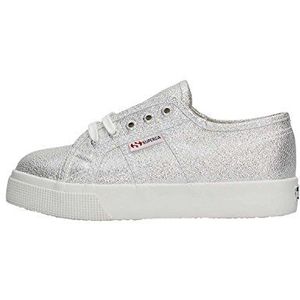 Superga 2730-lamej gymschoenen voor meisjes, Zilver Grey Silver, 33 EU