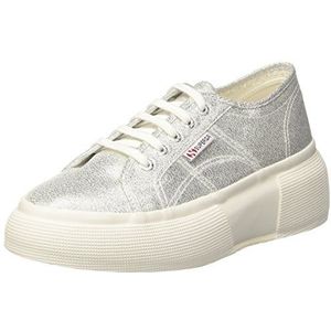 Superga 2287-LAMEW, Low-Top Dames Sneakers, Grey Silver 031, 42 EU