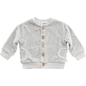 Bamboom - Velvet Vestje - Grijsmelee - 60% Bamboe / 30% Katoen / 10% Polyester