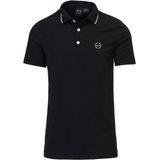 Armani Exchange Polo korte mouw Zwart zwarte modern fit polo 8NZF70 Z8M9Z 1200