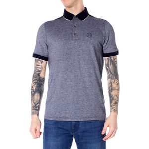 Armani Exchange Blauw Polo Top Met Logo