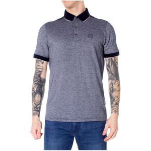 Armani Exchange Blauw Polo Top Met Logo