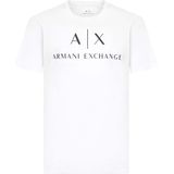 Armani Exchange 8nztcj-z8h4z T-shirt Met Korte Mouwen Wit L Man