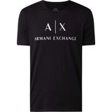 Giorgio Armani Exchange T-shirt Sort Str. XL