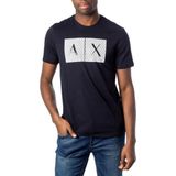 Armani Exchange Donkerblauw T-Shirt Met Logo