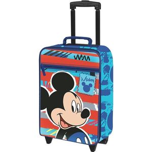 Disney Trolley Mickey Mouse 32 Liter Polyester Blauw/rood