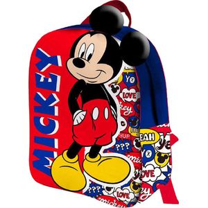 Disney Rugzak Mickey Mouse 4,8 Liter Polyester Rood/blauw