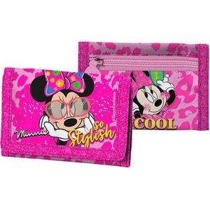 Disney Portemonnee Minnie Mouse 13 X 8 Cm Polyester Roze