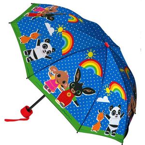 Bing Bunny Paraplu, Rainbow - Ø 90 x 24/55 cm - Polyester