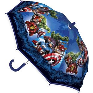 Marvel Avengers Paraplu Epic Battle - Rond 75 x 63 cm - Polyester - Rond 75x63 - Blauw