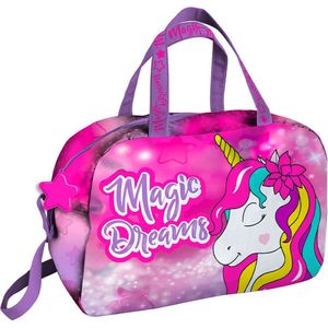 Unicorn - X04275 MC - Sporttas - Roze en Paars - Materiaal: Polyester