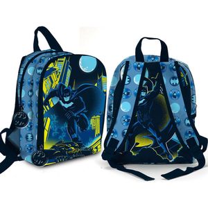 Batman Rugzak Midnight - 31 x 25 x 10 cm - Polyester - 31x25x10 - Blauw