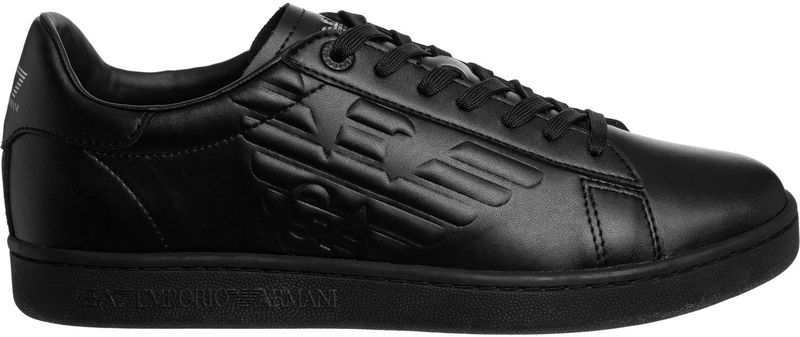 EA7 - X8X001_XCC51 Sneakers - Zwart - Leer - Vetersluiting - Casual