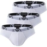 Emporio Armani 111734 Slips - Zwart - 3 Eenheden - Katoen