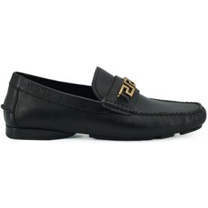 Versace - Greca - Loafers - Leer - Zwart