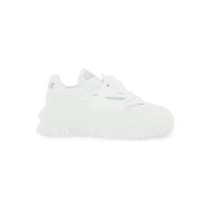 Versace Witte Sneakers met Pinaforemetal , White , Dames , Maat: 44 EU