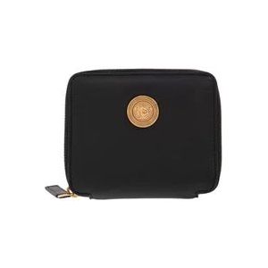 Versace Portemonnee/kaarthouder , Black , Heren , Maat: ONE Size