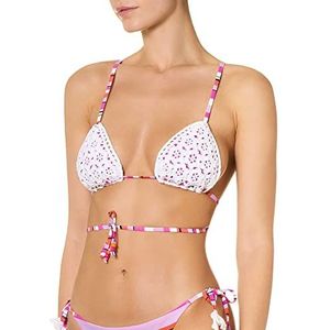 goldenpoint goldenpoint Bikini voor dames, driehoek, schuifbeha, gehaakte bikini voor dames, Wit