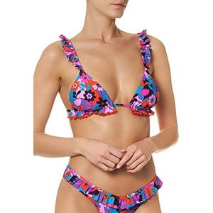 goldenpoint goldenpoint Bikini voor dames, driehoekige beha, Groovie Holiday bikini voor dames, Meerkleurig