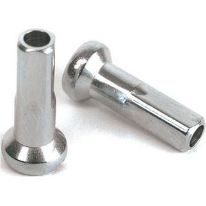 Alpina Spaak Nippel 14g 11,5 mm Ø4mm FG 2,3 Messing Nickel -plattiert durch GROS