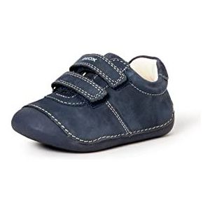 GEOX - B Tutim - Babyschoentjes - Marineblauw - Nubuckleer en Leer