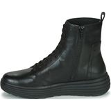 Geox - D PHAOLAE A - Enkellaarsjes - Zwart - Leer