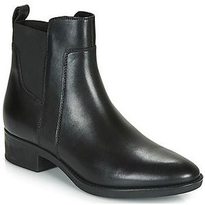 Ademende boots in leer Felicity GEOX. Leer materiaal. Maten 39. Zwart kleur