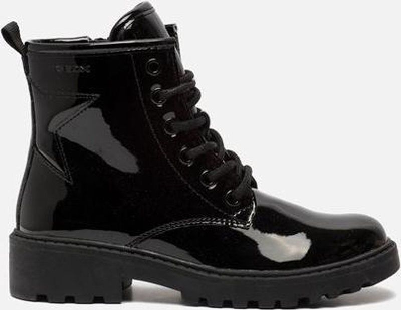 Schnürstiefeletten Geox J Casey G. G J9420G 000HH C9999 S Schwarz