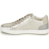 Geox - Bloomie - Damesschoenen - Parelmoer - Leer-effect - Glinsterend