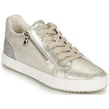Geox - Bloomie - Damesschoenen - Parelmoer - Leer-effect - Glinsterend