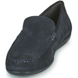 Mocassins in leer Ascanio GEOX. Leer materiaal. Maten 41. Blauw kleur