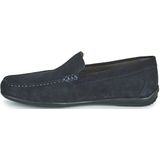 Mocassins in leer Ascanio GEOX. Leer materiaal. Maten 41. Blauw kleur