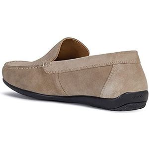 Geox Ascanio Heren Mocassin Leder Daim Beige maat 40