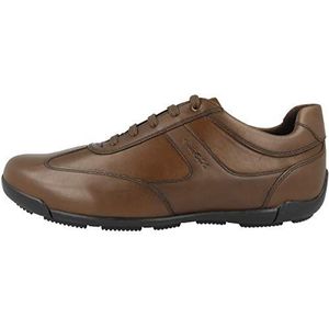 Geox - Edgware - Sneakers - Cognac - Leer