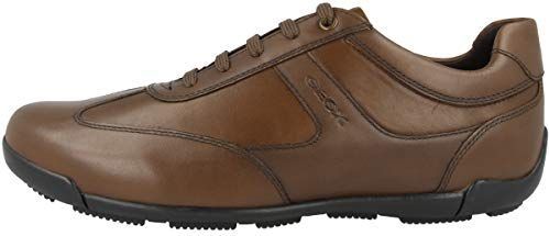 Geox - Edgware - Sneakers - Cognac - Leer