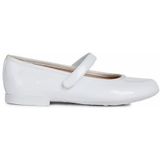 Geox - Plie - Ballerina's - Wit - Ademende Buitenzool