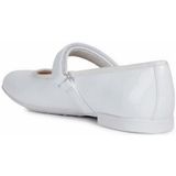 Geox - Plie - Ballerina's - Wit - Ademende Buitenzool