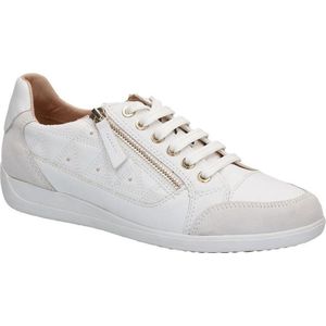 Geox Myria Witte Veterschoenen Dames 35