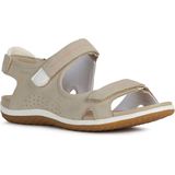 GEOX - VEGA - Sandalen - TAUPE - Nubucklook