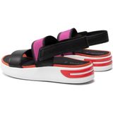 Geox - D02CMB 000BC C0038 - Sandalen - Zwart - Leer en Textiel - Rubber Zool