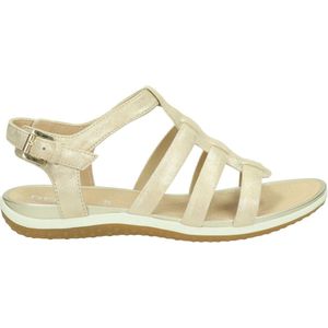 GEOX - VEGA - Sandalen - BEIGE - Suède