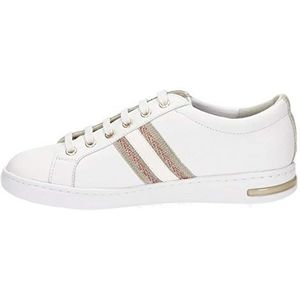 Geox D JAYSEN A dames Lage sneakers, Wit Wit Rose Gold C1zh8, 36 EU