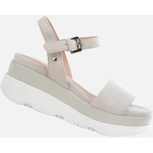 Geox - Gardenia - Dames Sandalen - Lichtbeige - Suède