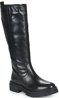 Geox - D IRIDEA C - Kuitlaarzen - Zwart - Leer