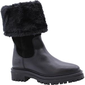 Geox - D IRIDEA - Kuitlaarzen - Zwart - Ademend - Ritssluiting